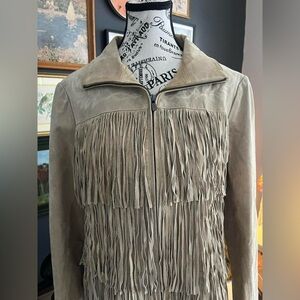 100% Leather Boho Western Jacket